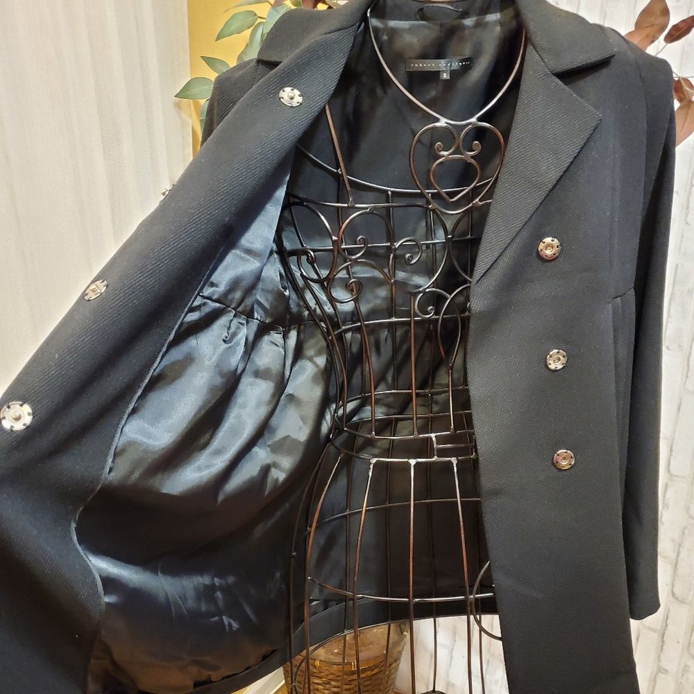 Robert Rodriguez Black Snap Button Lightweight Co… - image 8